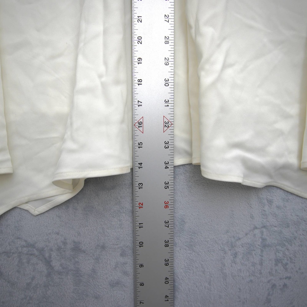 REISS Livvy Open Back Midi Dress Size 6 White Sleeveless Mock Neck 0152 - Picture 12 of 16
